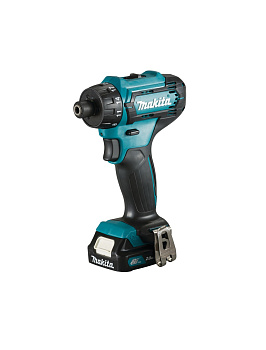 Дрель-шуруповерт аккумуляторная Makita DF033DWAE CXT 12В, 2х2.0 Ач Li-ion, 30 Нм, 1700 об/мин