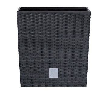 Кашпо для цветов Prosperplast Rato Low 15,8+11л,антрацит