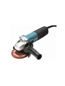 Угловая шлифовальная машина электрическая Makita 9557HNRK 840 Вт, 115 мм, 11000 об/мин