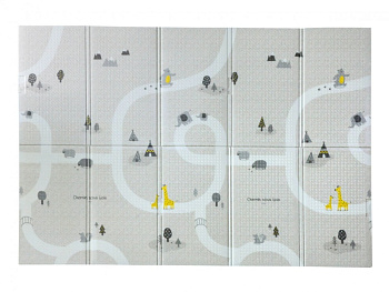 Портативный коврик Portable, 140x200x1 см, Лесные тропинки