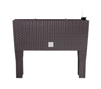 Кашпо с автополивом Prosperplast Rato Case High 72л, венге